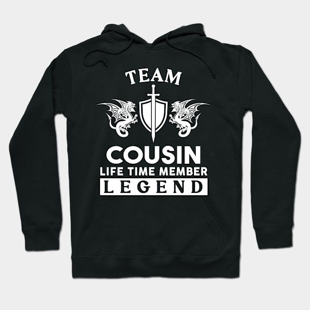 Cousin Name T Shirt - Cousin Life Time Member Legend Gift Item Tee Hoodie by unendurableslemp118